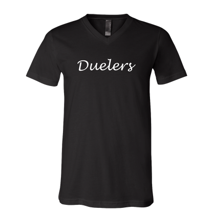 Duelers Black Staff Tee (and V-neck)