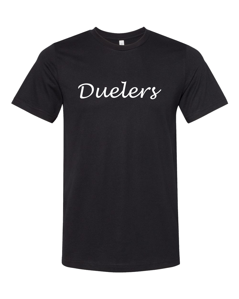 Duelers Black Staff Tee (and V-neck)